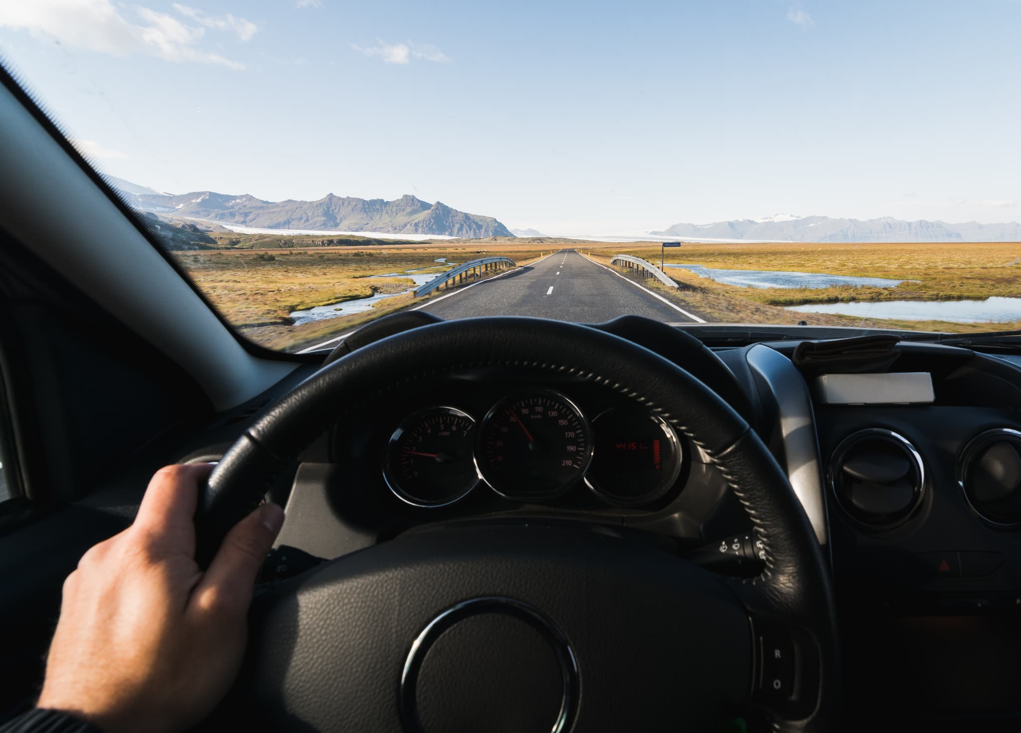 Driving in summer