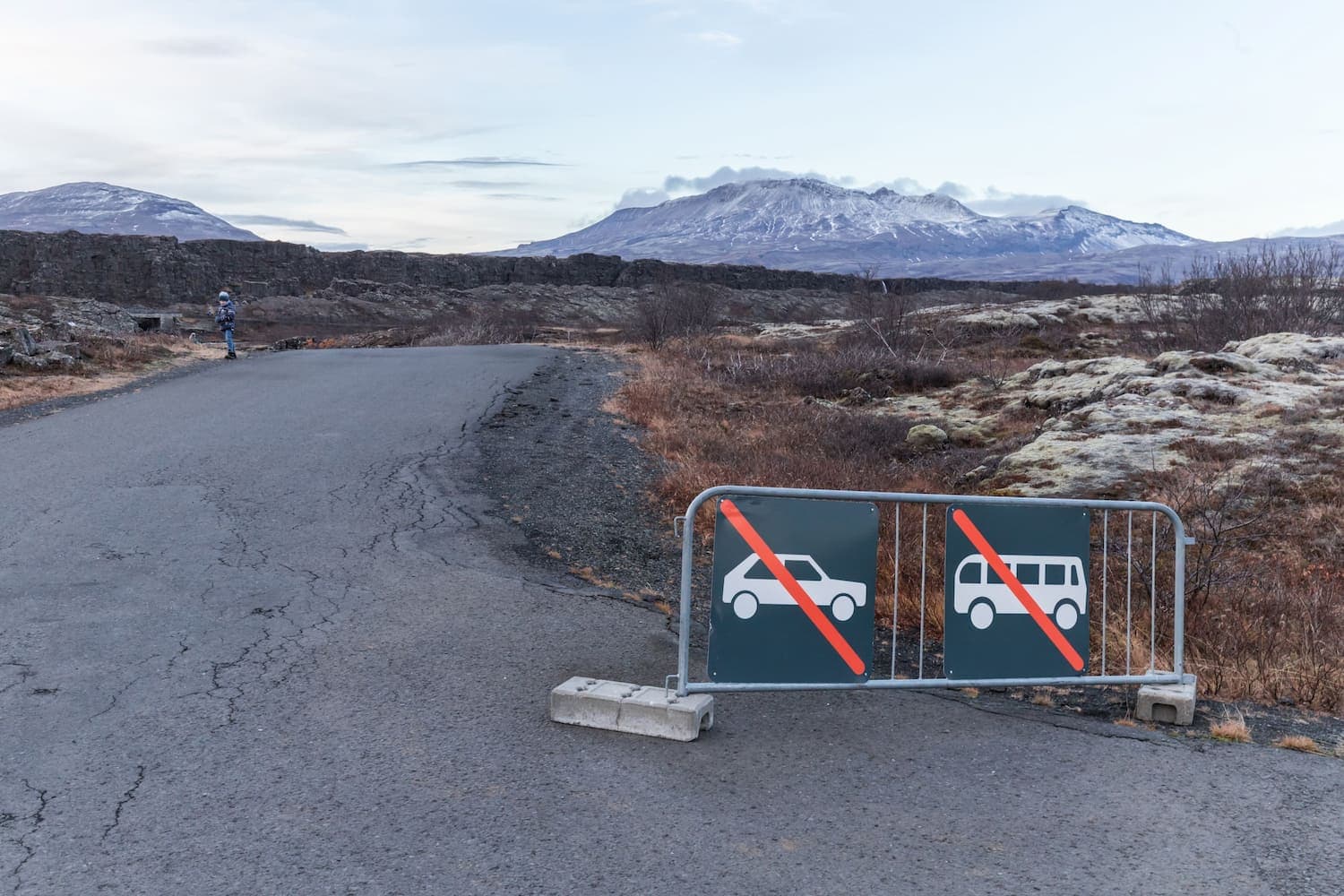 No off-roading ever